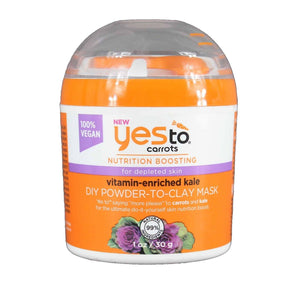 Yes To Carrots Nutrition Boosting For Depleted Skin Dry Powder To Clay Mask