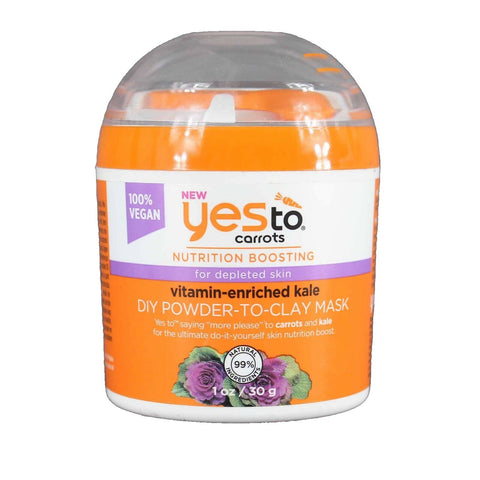 Yes To Carrots Nutrition Boosting For Depleted Skin Dry Powder To Clay Mask