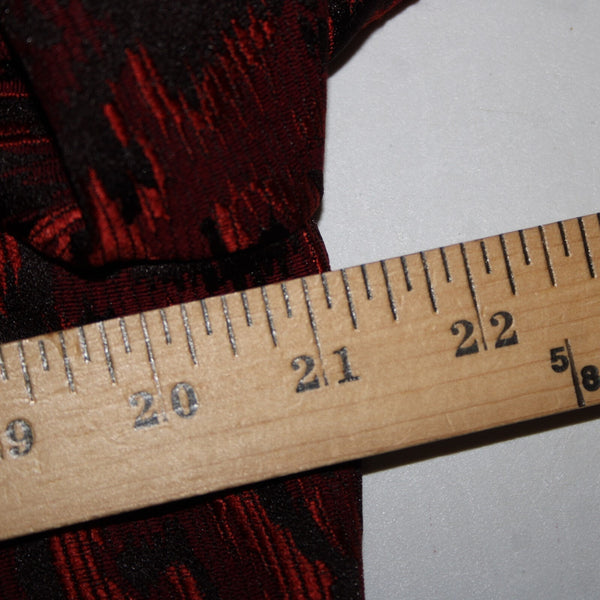 Kasper Petite Sz 14P Burgundy Orange Black Lined Polyester Rayon Wrap Sweater