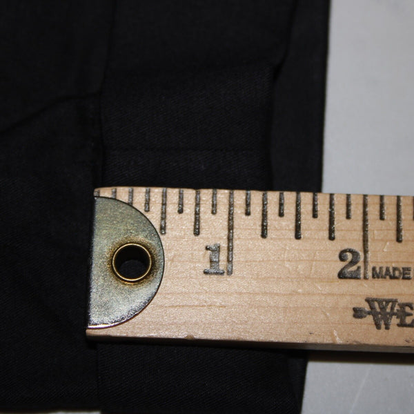 Cartonnier Sz 2 Black Cotton Spandex Blend Belted Pocket Bohemian Trouser Pants
