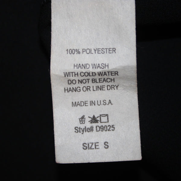 Red Dolly Top NEW $33 Sz S Black V Neck Peplum 100% Polyester Top