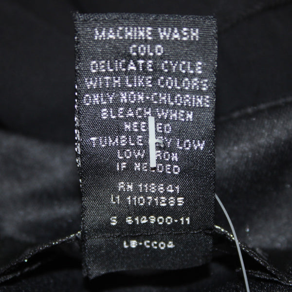 Lane Bryant Dress NEW $80 Sz 20 Black Draped Overlay Lined 100% Polyester