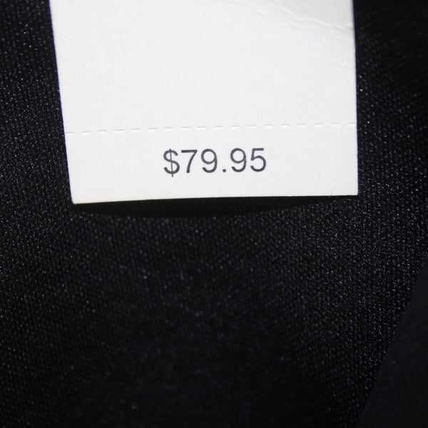 Lane Bryant Dress NEW $80 Sz 20 Black Draped Overlay Lined 100% Polyester