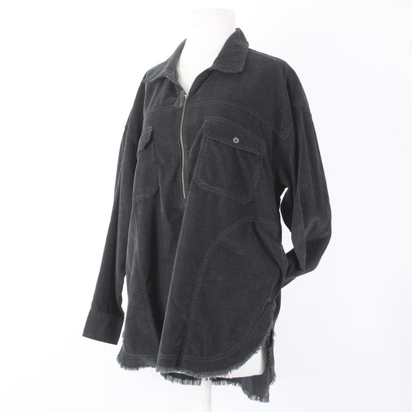 Offline Jacket NEW $65 Sz SP Black Corduroy Collared Pockets 100% Cotton Jacket