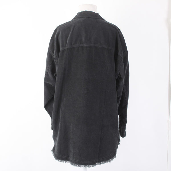 Offline Jacket NEW $65 Sz SP Black Corduroy Collared Pockets 100% Cotton Jacket