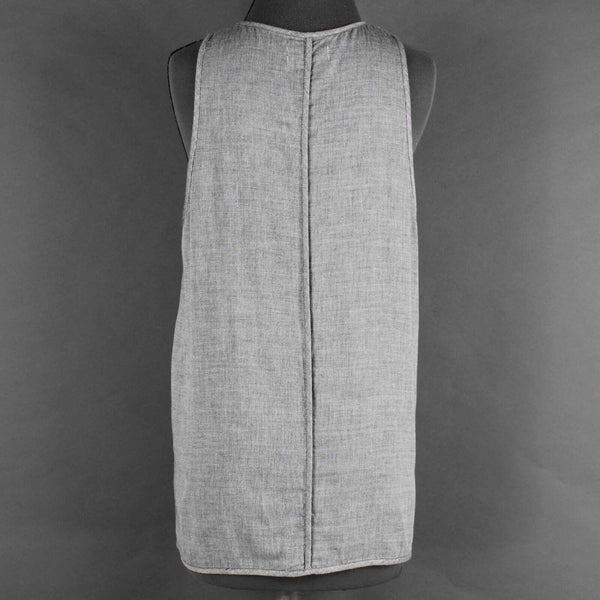 One X Oneteaspoon Sz XS Gray Lace Down Front Hi Lo Lined 100% Cotton Top