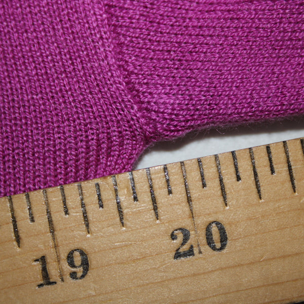 Loft Sz M Purple Fuchsia Magenta Cowl Neck Long Sleeve Hi Lo Acrylic Nylon Top