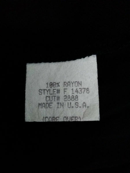 Free Wear Sz S Black With Black Scattered Crystals 100% Rayon Top