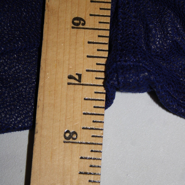 Cache Sz 8 x 29 Blue Gold Hardware Textured Pockets Polyester Spandex Pant
