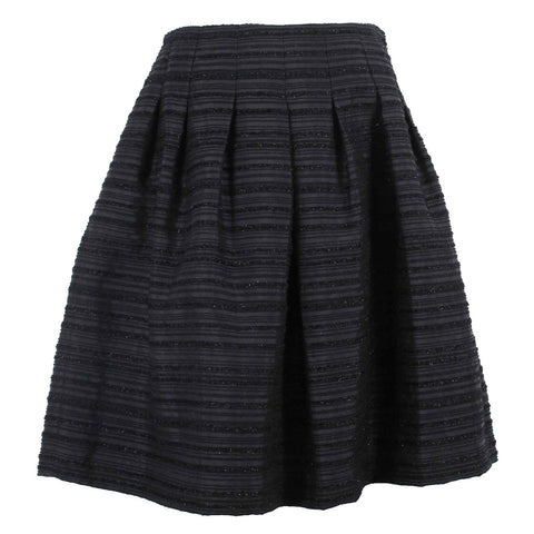 Talbots NEW $139 Sz 8P Black Sparkle Flowy Lined Polyester Nylon Skirt