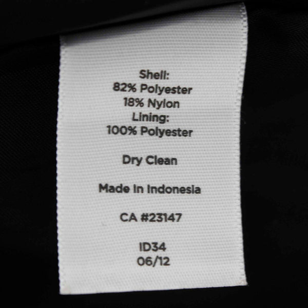 Talbots NEW $139 Sz 8P Black Sparkle Flowy Lined Polyester Nylon Skirt