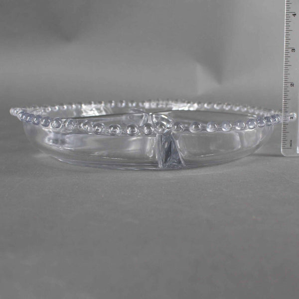 Imperial Candlewick Hobnail 10" Snack Relish Dish Tray
