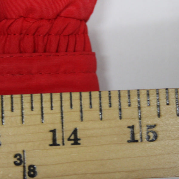 Fera Sz 8 Red Belted Pockets Inner Pockets Insulated Ski Nylon Suit