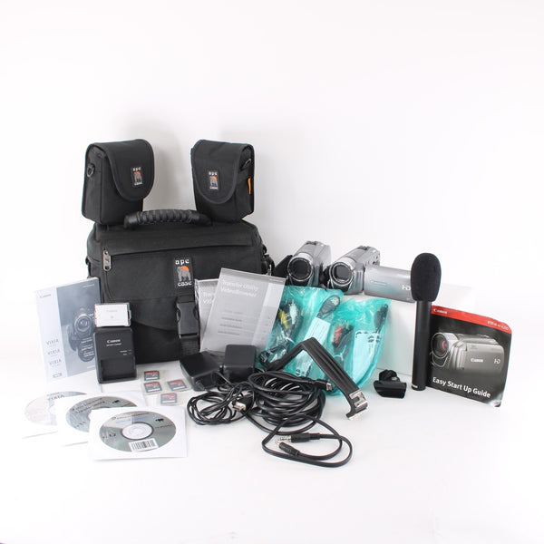 Canon Vixia HF Video Camcorder R200 DC 3.7V HD 28X Zoom W/ Accessories Camcorder