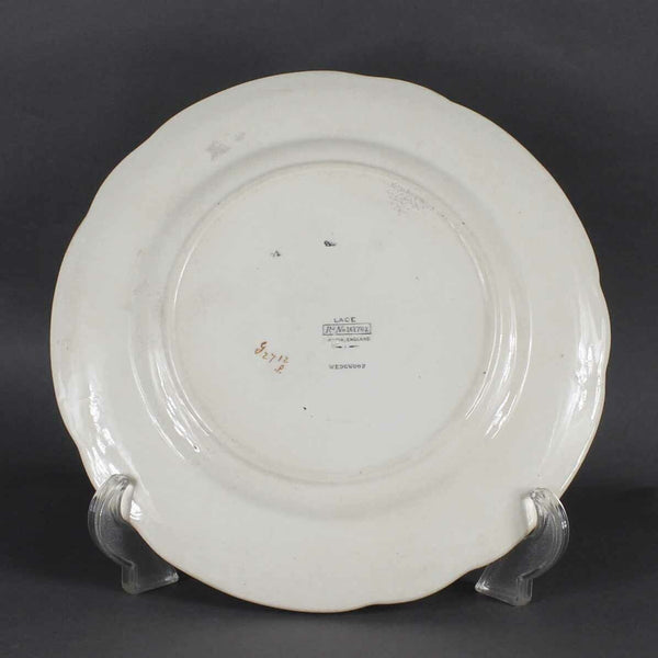 WedgWood Lace 10 X 1 Cream Multicolor Ra No 161762 Dinner Plate 854 #9I