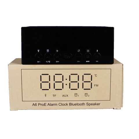 A6 ProE Alarm Clock Bluetooth Speaker