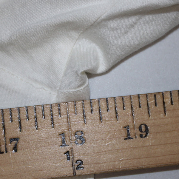 Burberry Shirt White Front Pocket V Neck Short Sleeve 100% Cotton Tee Shirt