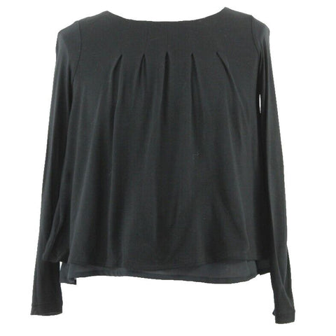 Polo Ralph Lauren NEW Sz 4 Girls Black Lined Chiffon Ruffle Viscose Top