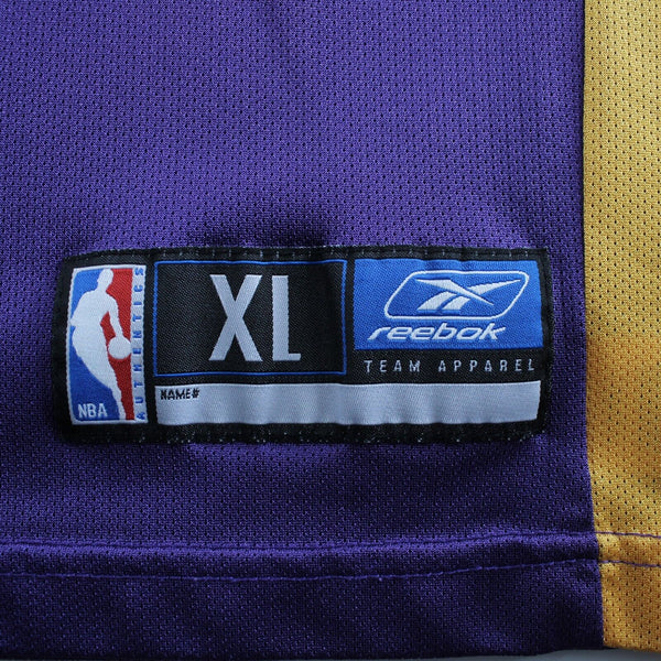 Reebox Lakers 8 Bryant Sz XL Purple Yellow 100% Nylon Jersey