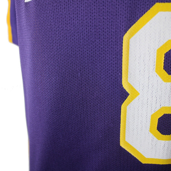 Reebox Lakers 8 Bryant Sz XL Purple Yellow 100% Nylon Jersey