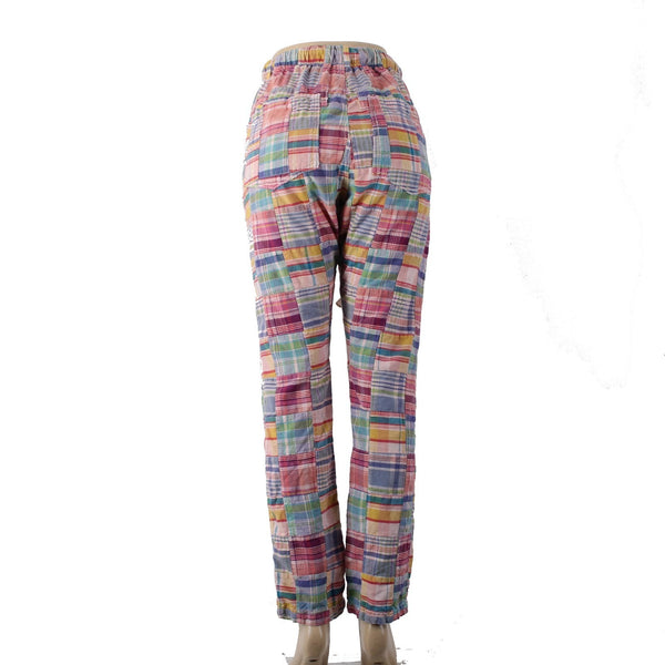 Dr Collectors Mollywood Pant Sz S x 32 Pink Multi Colored Pockets 100% Cotton