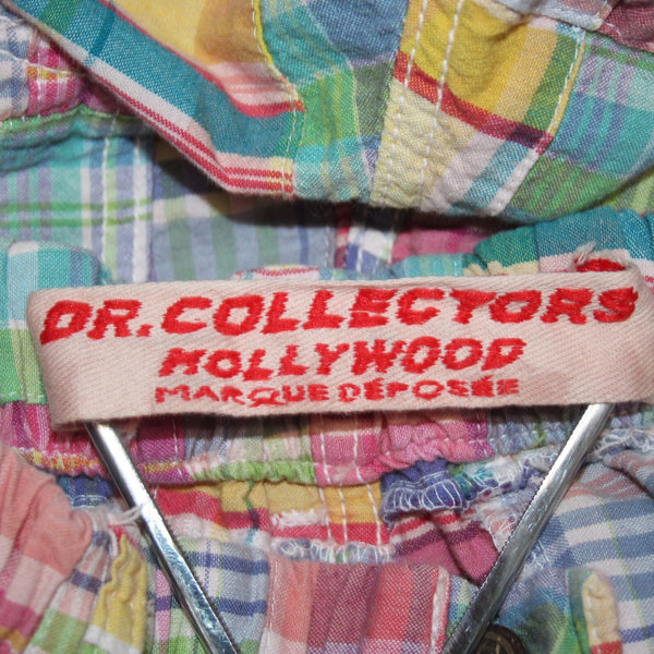 Dr Collectors Mollywood Pant Sz S x 32 Pink Multi Colored Pockets 100% Cotton