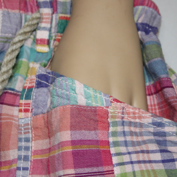 Dr Collectors Mollywood Pant Sz S x 32 Pink Multi Colored Pockets 100% Cotton
