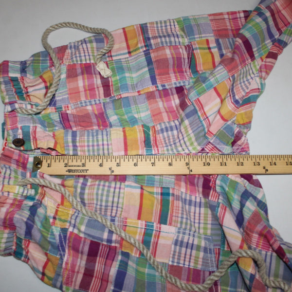 Dr Collectors Mollywood Pant Sz S x 32 Pink Multi Colored Pockets 100% Cotton