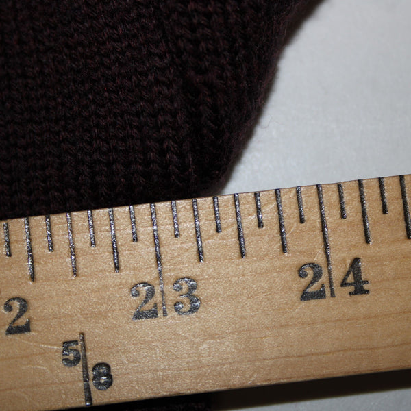 Eileen Fisher Sz SP Burgundy Black Over Size 100% Extra Fine Merina Wool Sweater