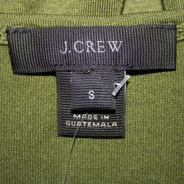 J Crew NEW $23 Sz S Green Round Neck 100% Tencell Tank Top