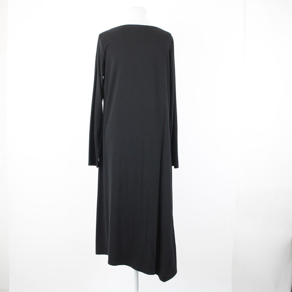 Eileen Fisher NEW $188 Black Ballet Flowy Tencel Lyocell Spandex Dress