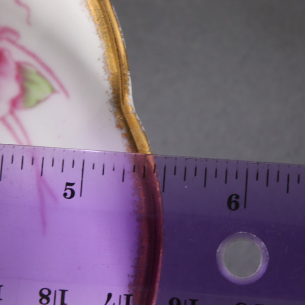 Salisbury Tea Cup With Saucer Sweet Pea White Pink Floral Bone China Tea Cup