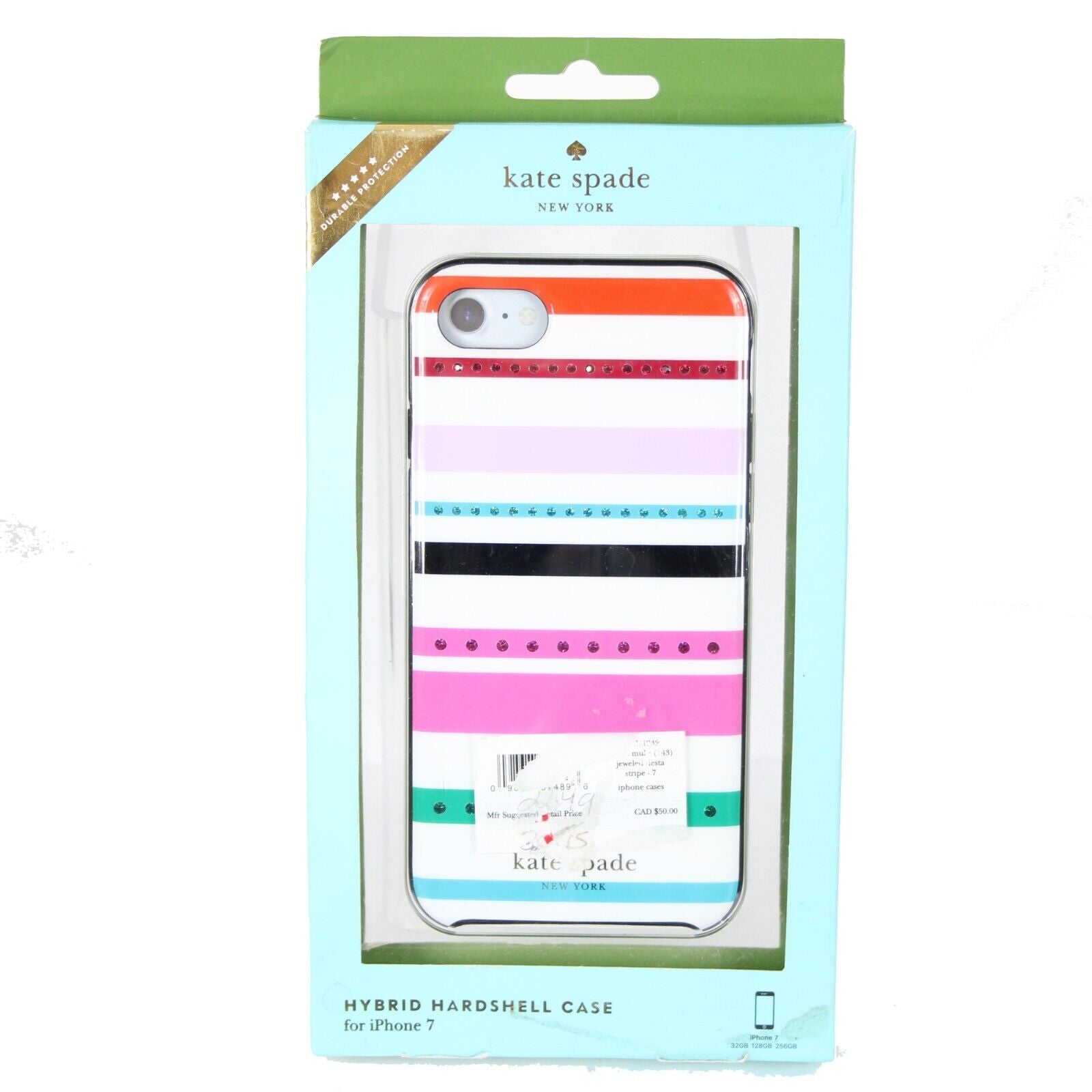 Kate Spade Multi Color Rhinestone Hybrid Hardshell IPHONE 7 Phone Case