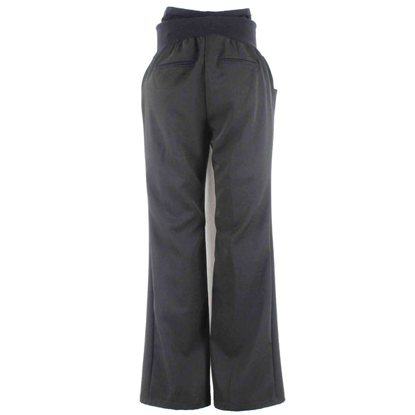 Two Hearts Maternity Sz S x 30 Black Straight Leg Poly Blend Dress Pant