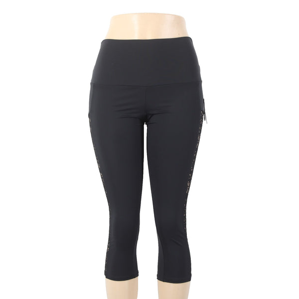Onzie AW Pant NEW $69 Stunner Sz S/M x 20 Black Side Lace 100% Poly AW Pant