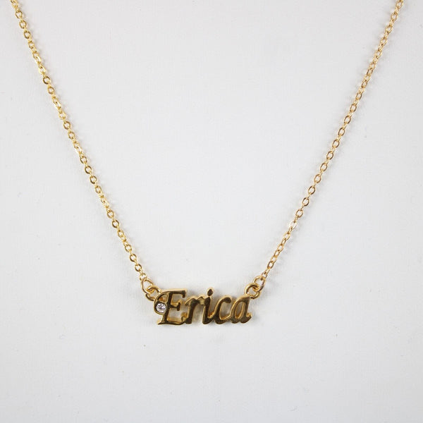 ERICA NEW Goldtone Rhinestone Accent 14.5" w 4.5" Multi Ring Ext Necklace