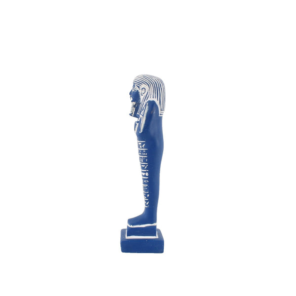 Field Museum Figurine NEW $50 Blue White Egyptian Ushabti 8" Figurine
