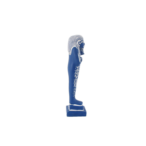 Field Museum Figurine NEW $50 Blue White Egyptian Ushabti 8" Figurine