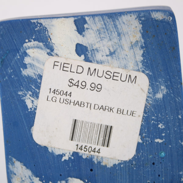 Field Museum Figurine NEW $50 Blue White Egyptian Ushabti 8" Figurine