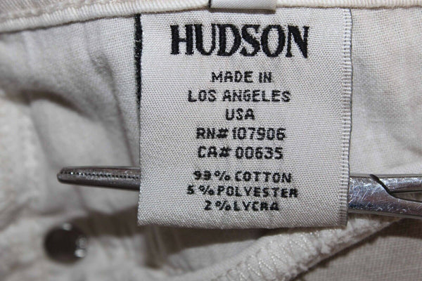 Hudson Nico Sz 26 x 30 Light Tan Cotton Blend Midrise Super Skinny Pant