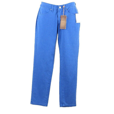 Jag NEW $80 Low Rise Slim Ankle Sz 2 x 27 Royal Blue Cotton Blend Jean