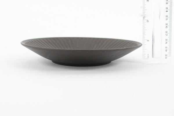 Dansk Flamestone Brown Crenellated 6 3/8" Saucer