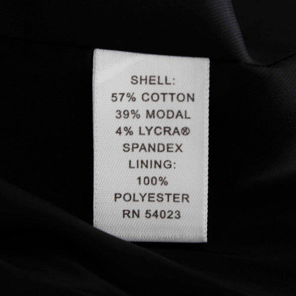 Banana Republic Sz 4 Black Button Front Lined Cotton Blend Jacket