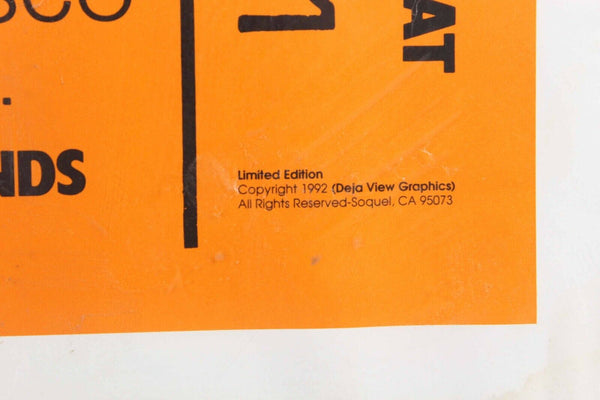 The Beatles Last Live San Francisco Ltd Edition 1992 24 x 15 Ticket