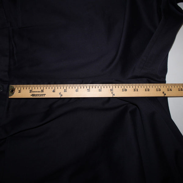 Salon Z Real Clothes NEW $98 Kimberly Sz 16 x 30 Navy Blue Pockets Cotton Pant
