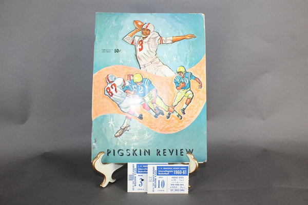 Pigskin Review Ucla Vs Usc1961 Football Program