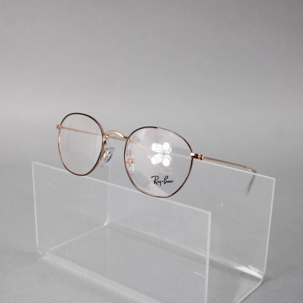 Ray Ban Frames RB 9572V 4087 46 19 130 Goldtone W/ Case Frames