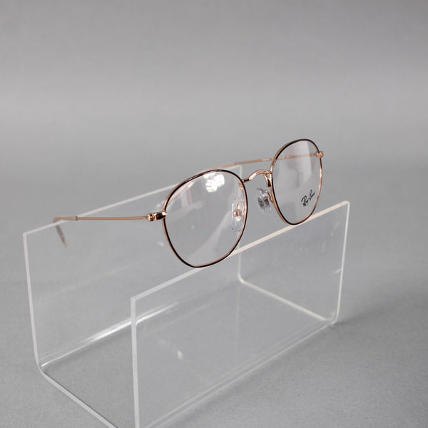 Ray Ban Frames RB 9572V 4087 46 19 130 Goldtone W/ Case Frames