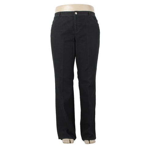 Lafayette Jeans NEW $248 Classic Sz 16 x 33 Black Denim Pockets Cotton Poly Jean