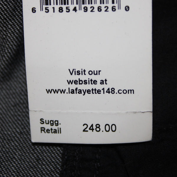 Lafayette Jeans NEW $248 Classic Sz 16 x 33 Black Denim Pockets Cotton Poly Jean